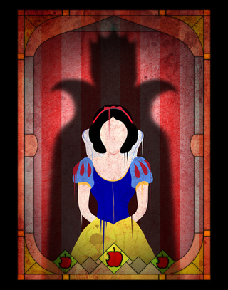 Illustration for article titled In Art Prints, Disney Villains Menace as Shadows